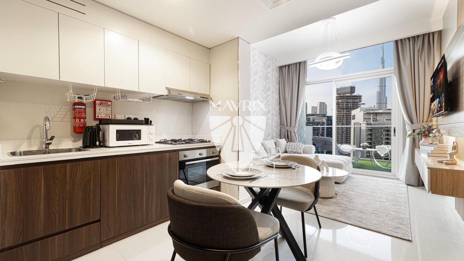 Burj Khalifa View | Fully Furnished | Rented