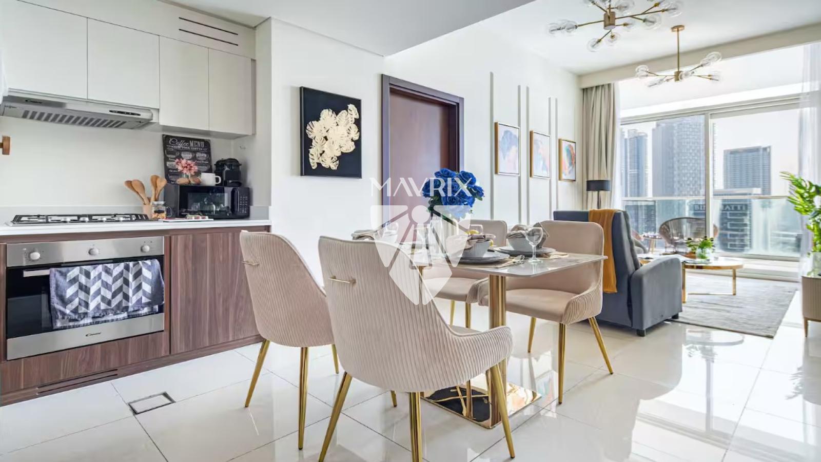High Floor | Multiple Cheques | Fully Furnished