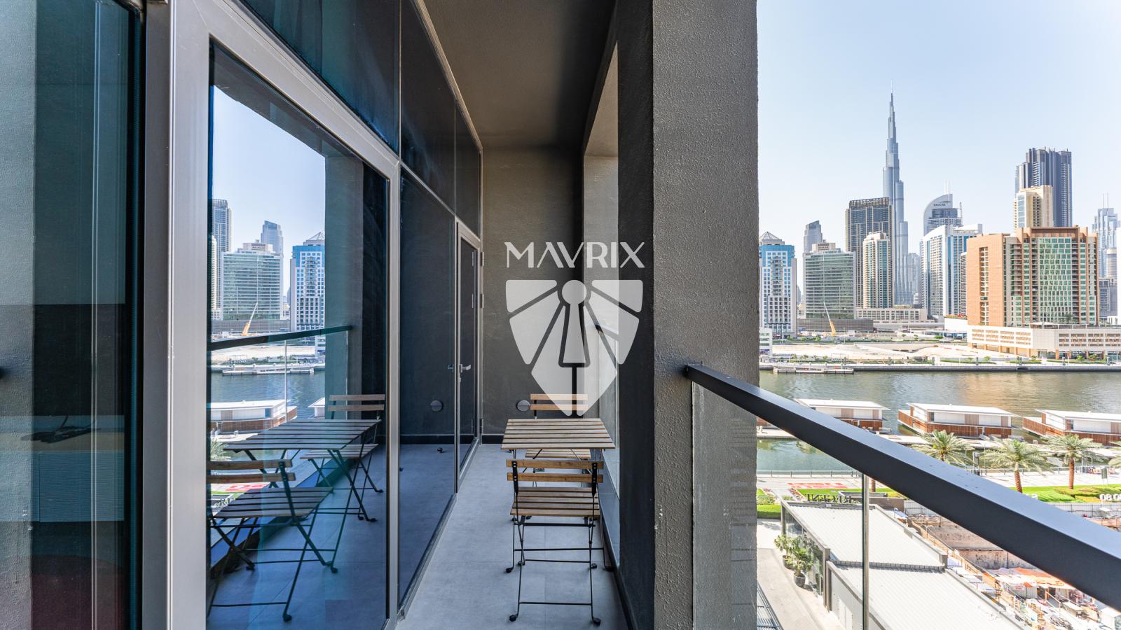 Fully Furnished | Burj and Canal View | Vacant