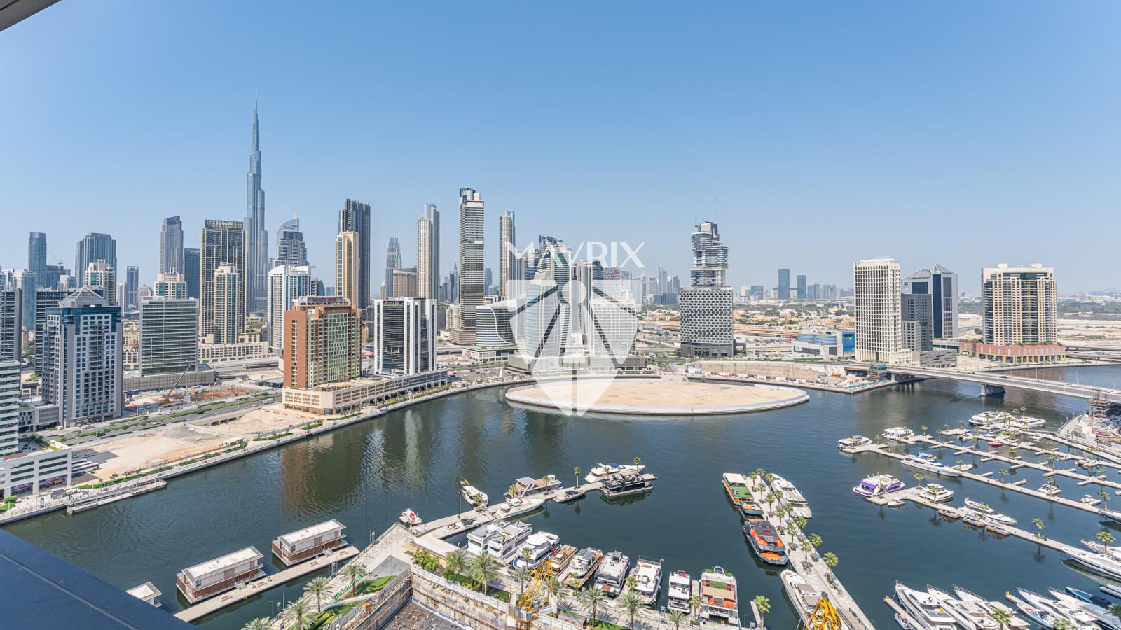 High Floor | Modern | Burj Khalifa and Canal View