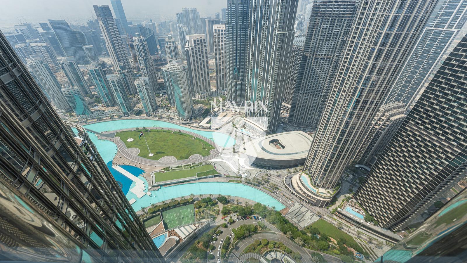 High Floor | Partial Fountain View | Unfurnished