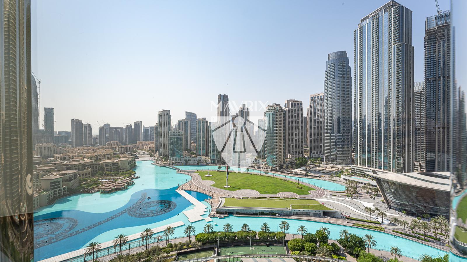 Panoramic Fountain View | Unfurnished | 1 Lift