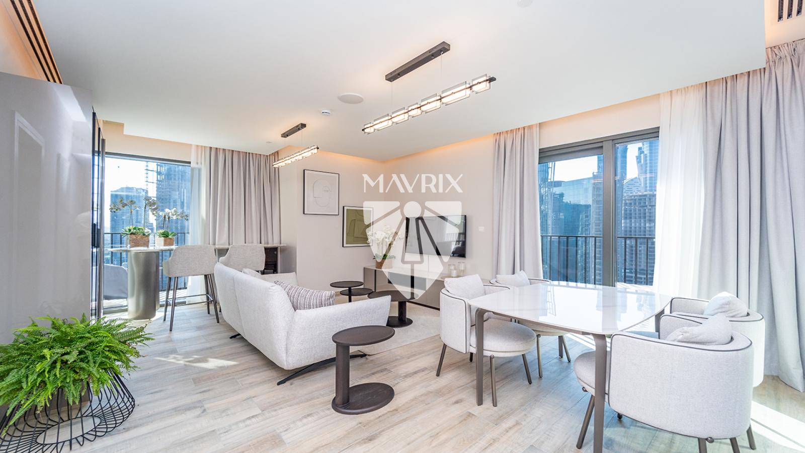 Canal View | High Floor | Corner Unit | Furnished