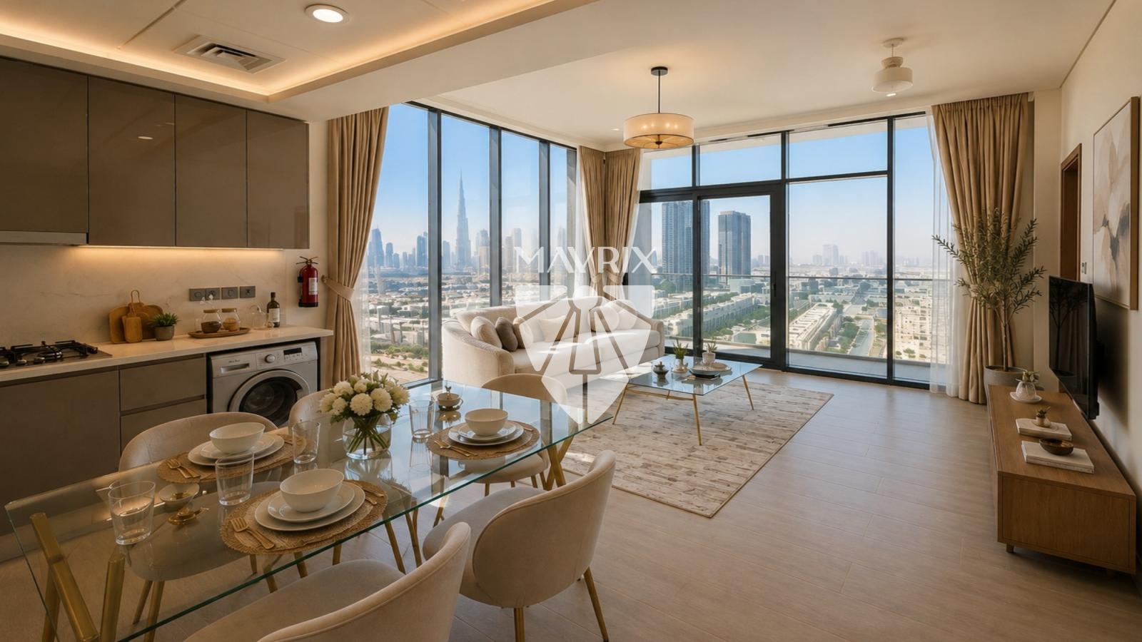 2BR Lagoon & Burj View | Amazing Unit & Location