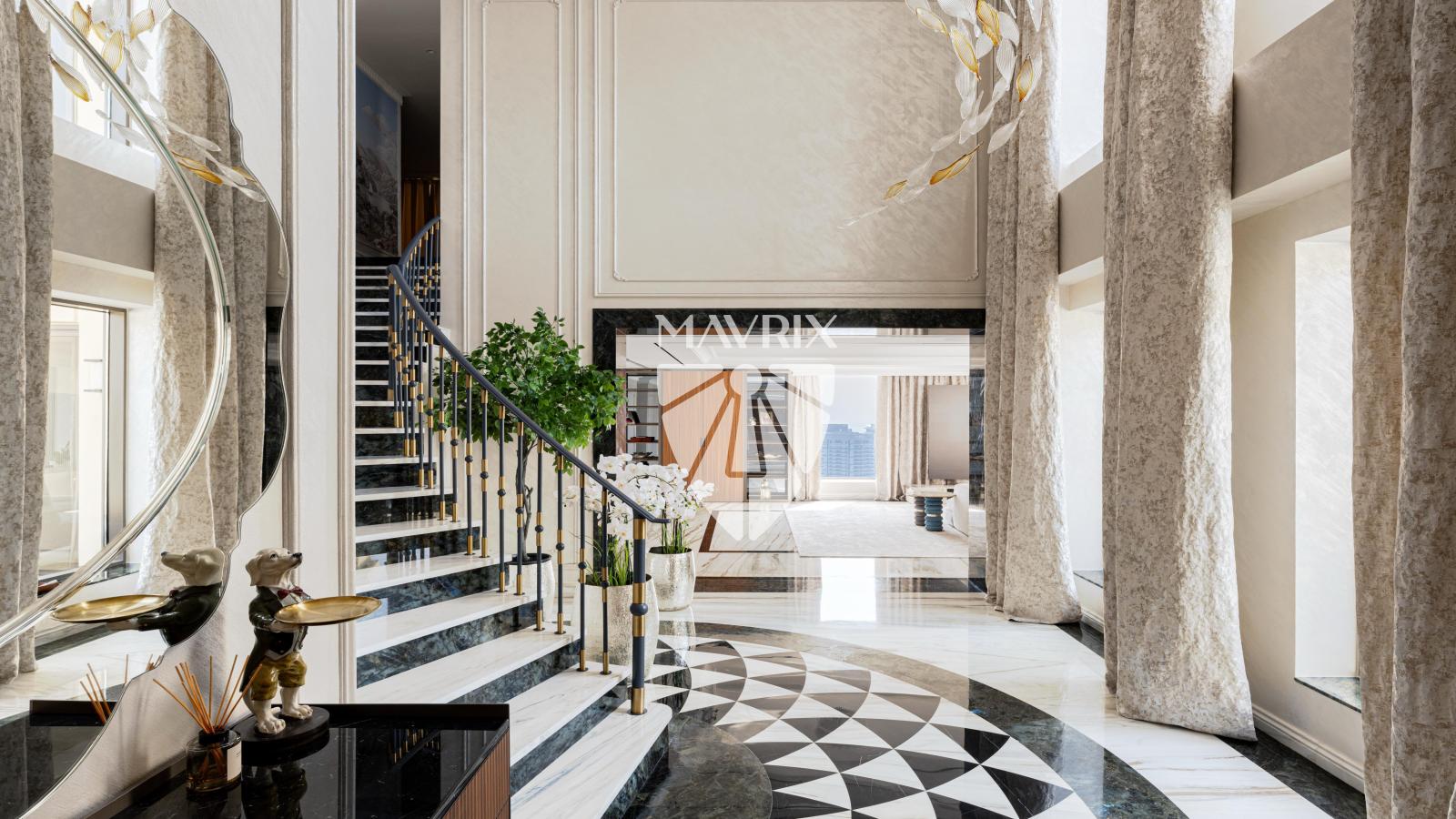 Fully Furnished | Sea&Dubai Eye View | High Floor
