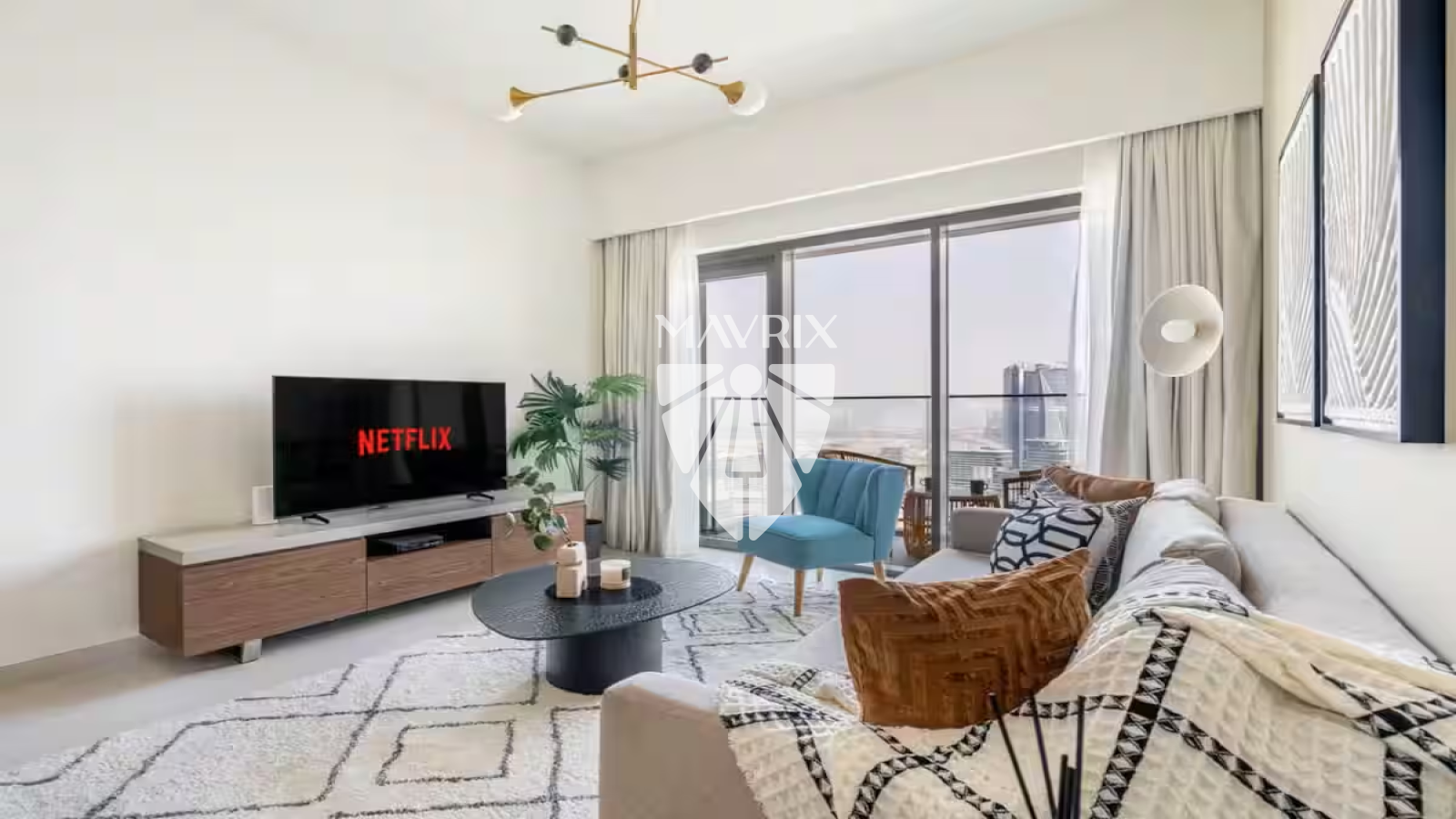 Fully Furnished | High Floor | 5M To Dubai Mall