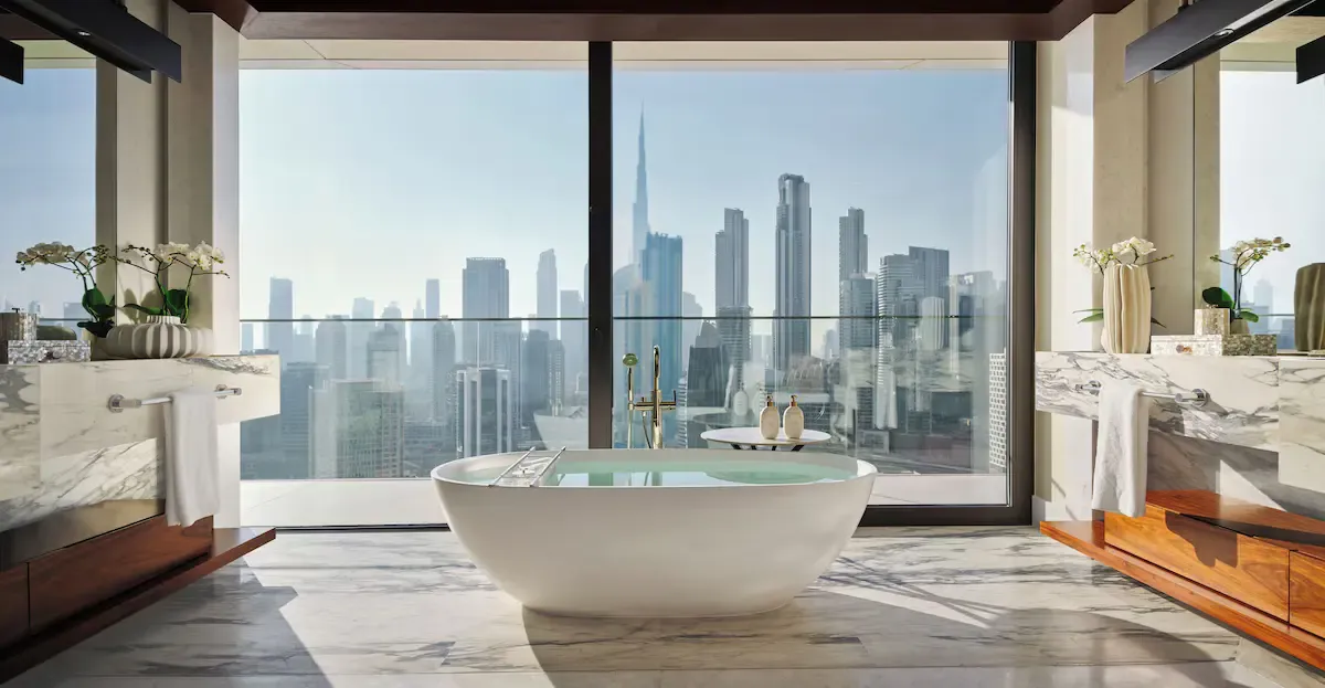 Suite panoramic view at The Lana by Dorchester Collection, Dubai