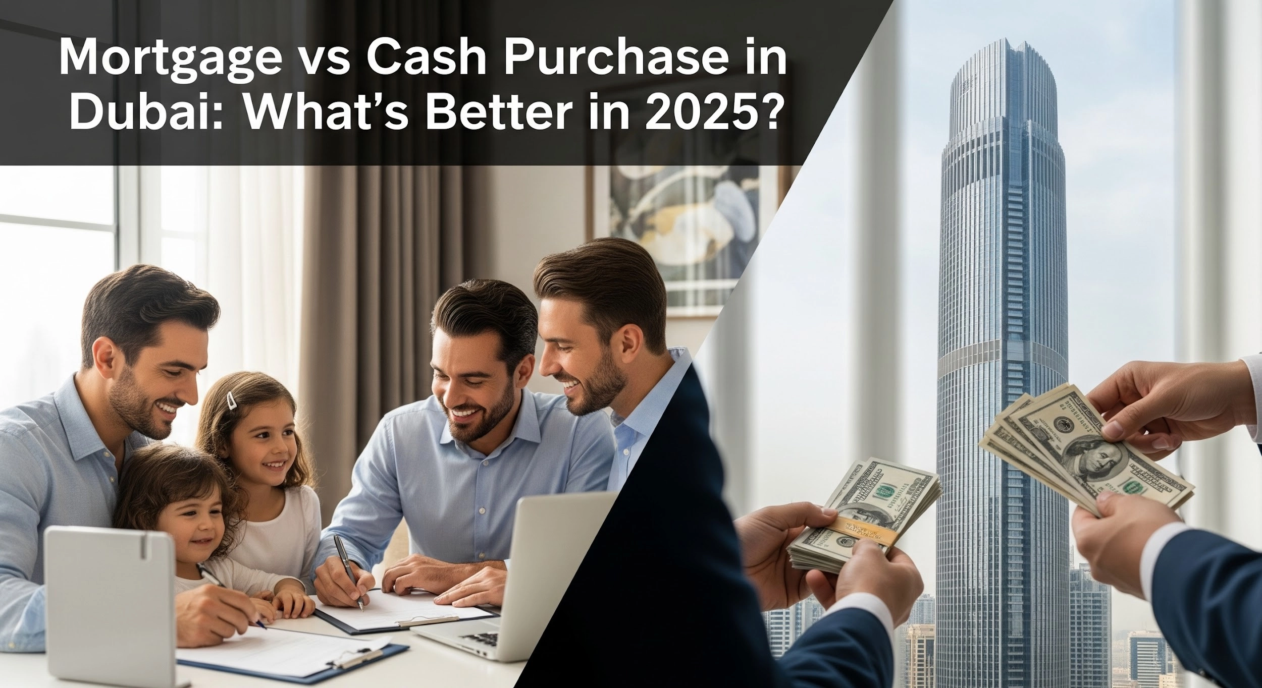 Mortgage vs Cash Property Purchase in Dubai – 2025 Guide