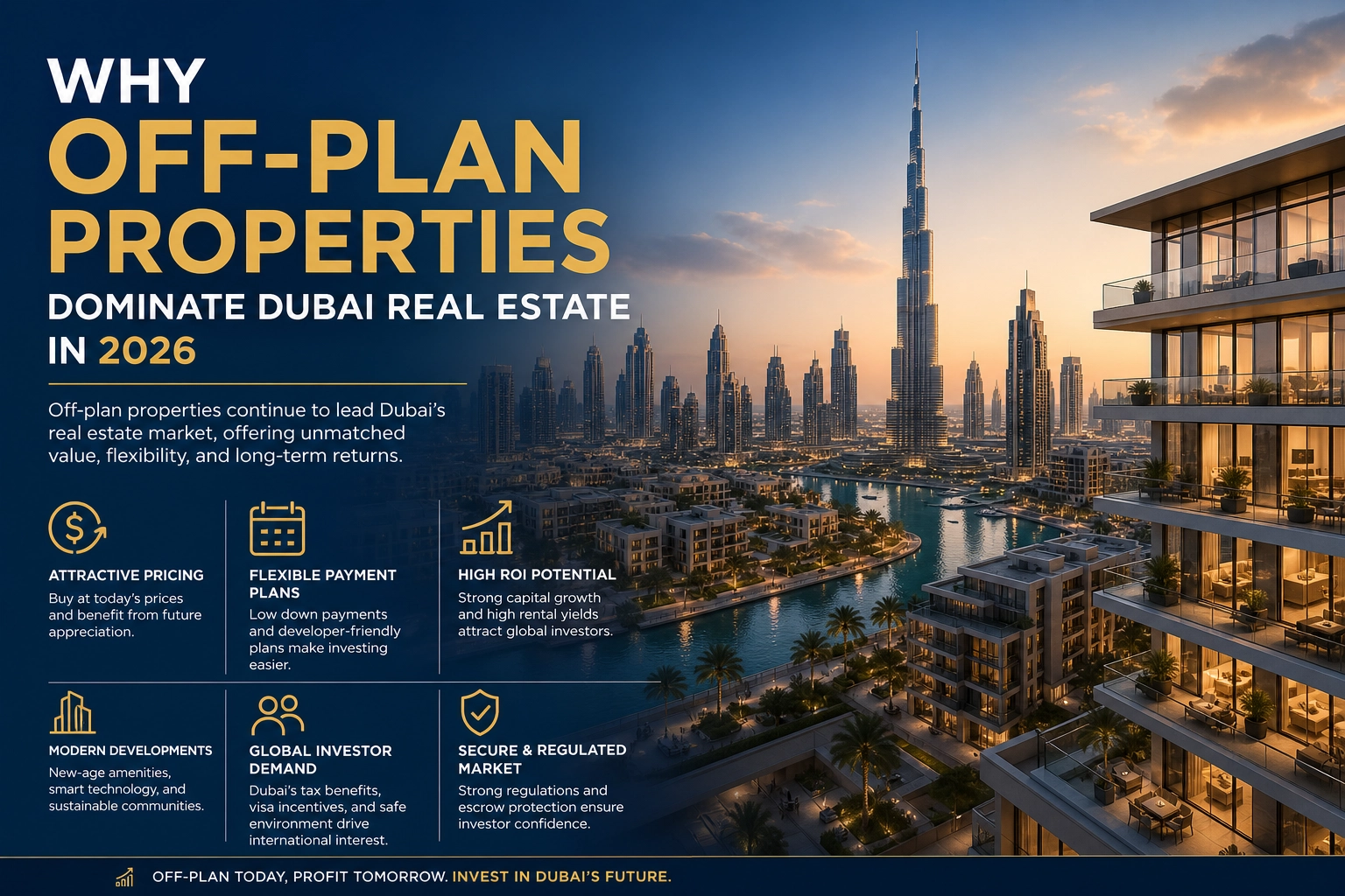 Why Off-Plan Properties Dominate Dubai Real Estate in 2026