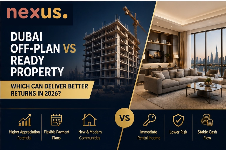 Dubai Off-Plan vs Ready Property: Which Can Deliver Better Returns in 2026?