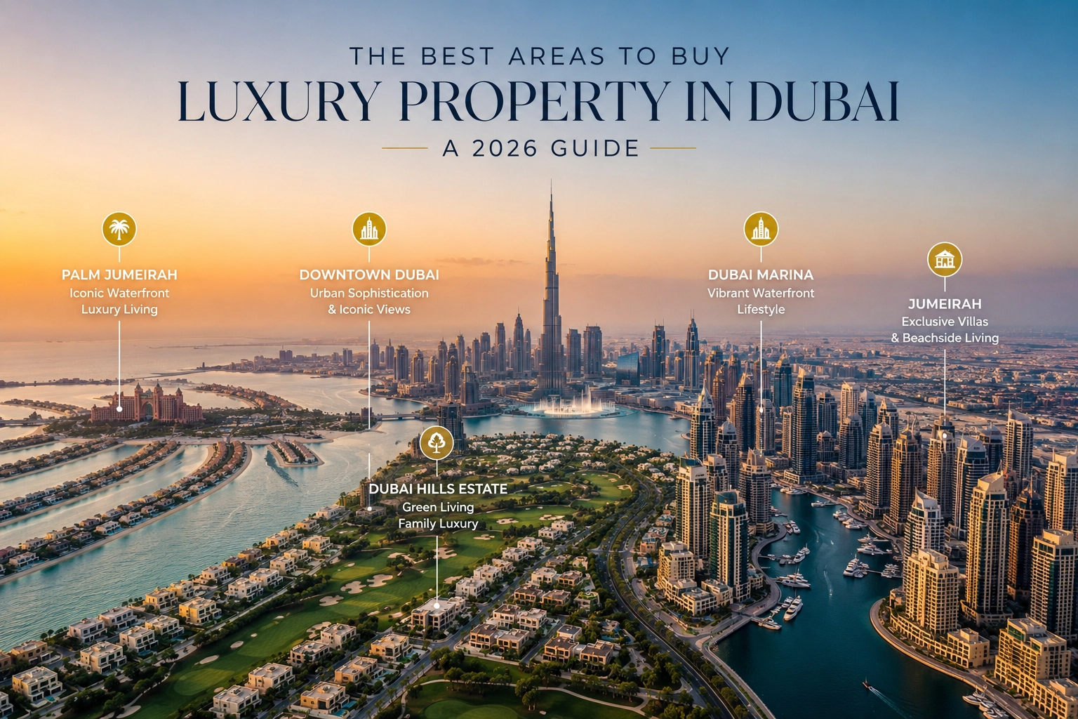 The Best Areas to Buy Luxury Property in Dubai: A 2026 Guide