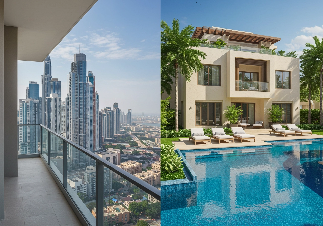 Apartments vs Villas in Dubai – 2025 Investment Guide