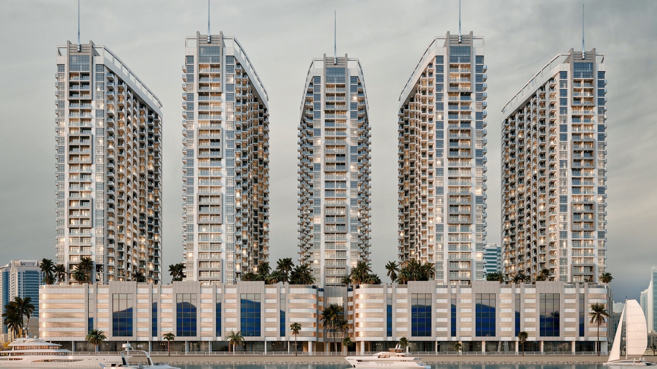 Ajman Creek Towers view 2