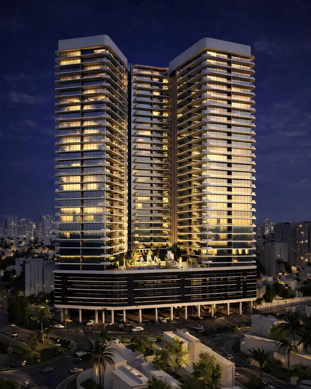 Amwaj Tower view 2