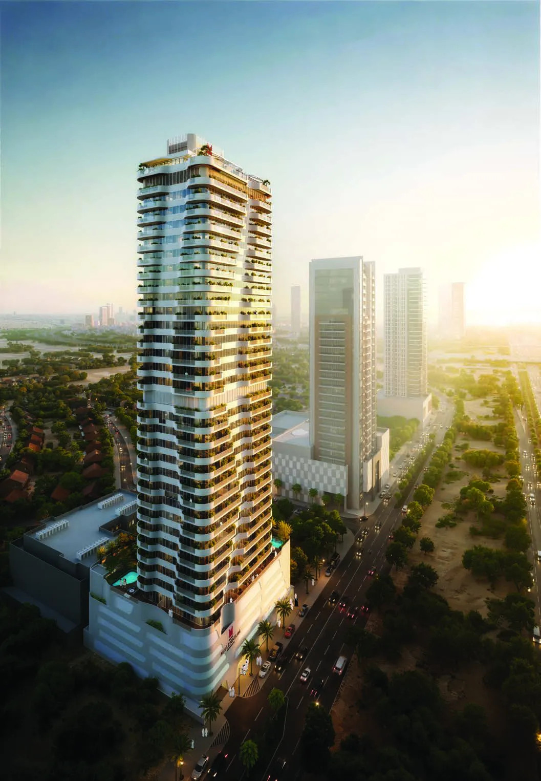 Azha Millennium Residences off-plan project in Al Amerah