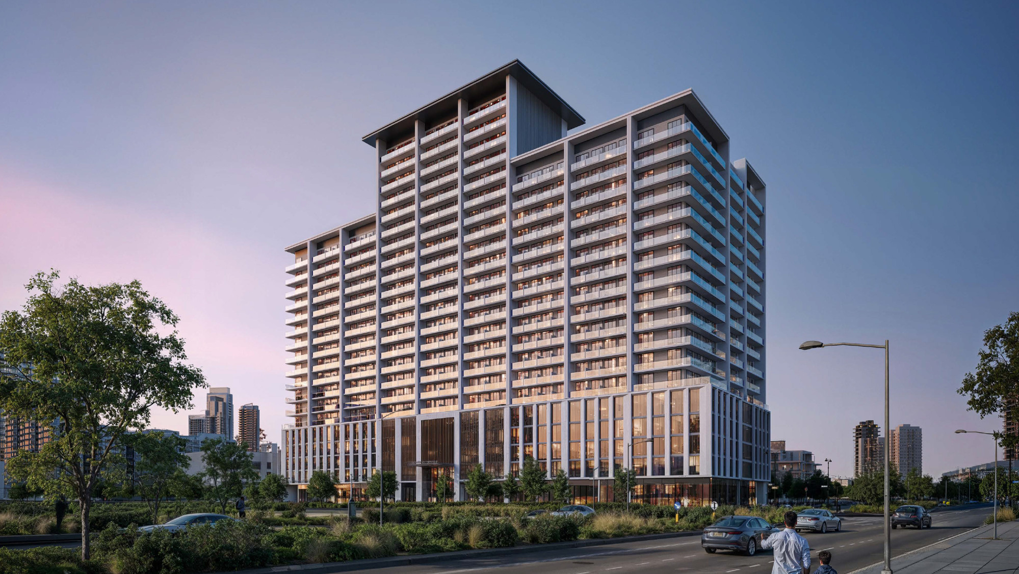 Binghatti Amberhall off-plan project in Legado by Prescott