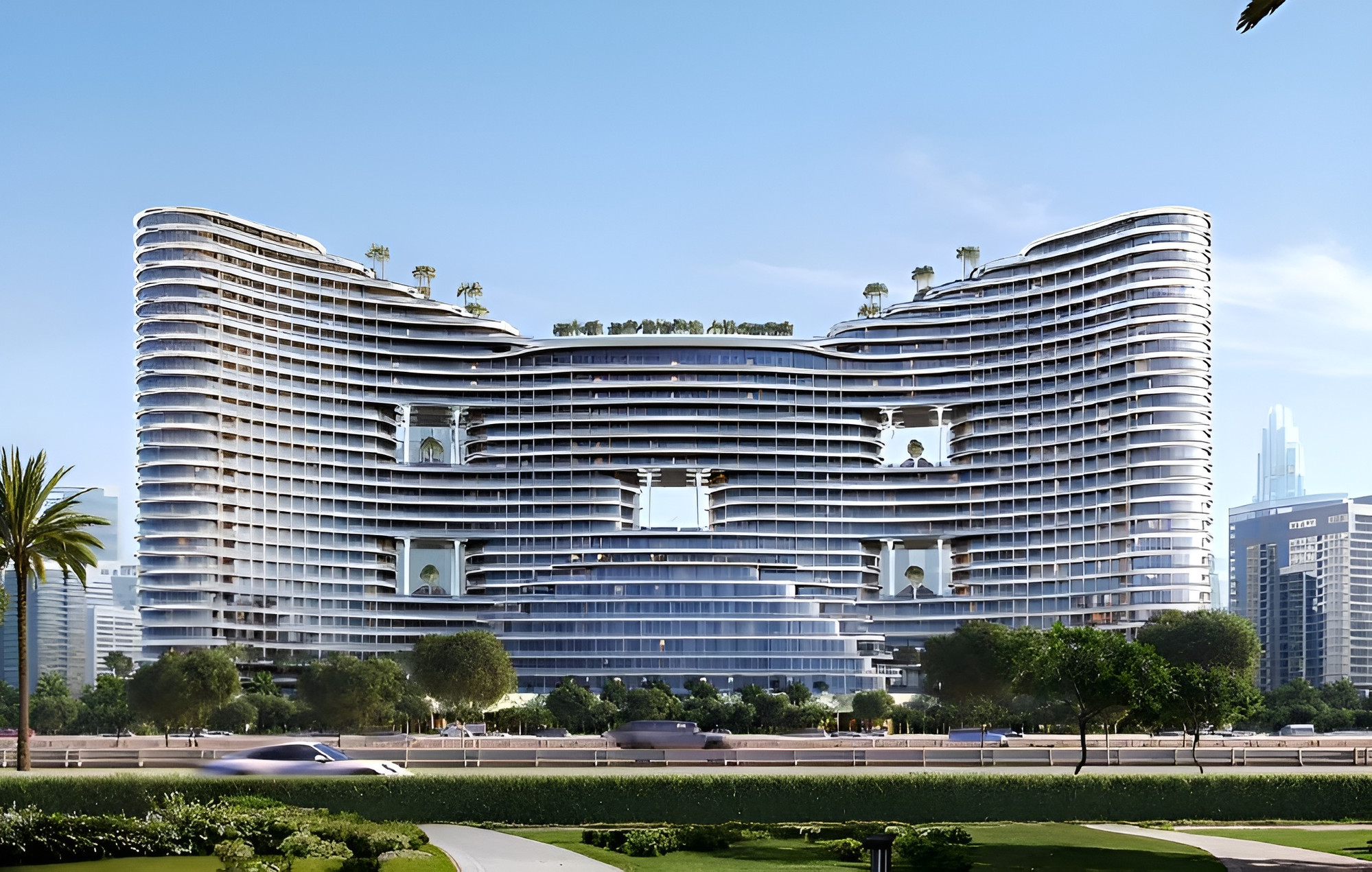 Binghatti Aquarise off-plan project in Business Bay