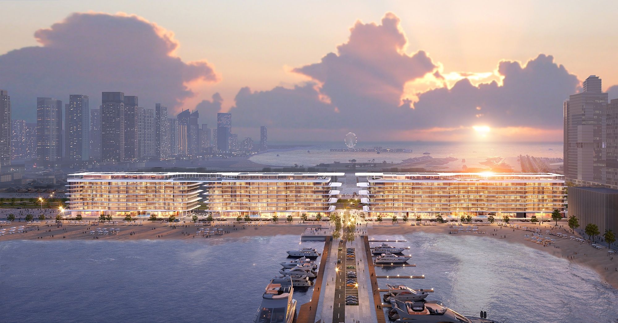 Dubai Harbour Residences view 2