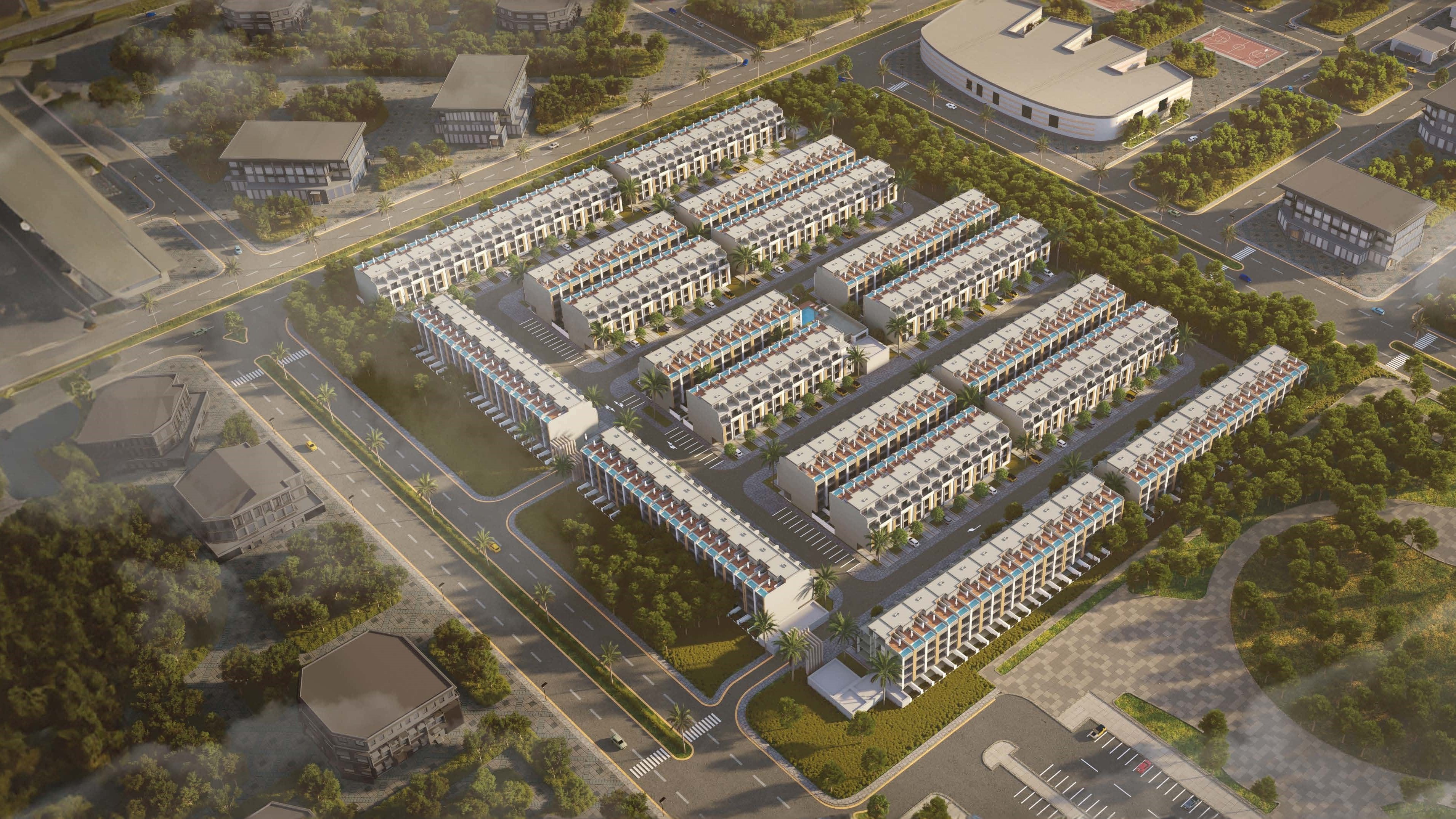 Reportage Village Khalifa City view 3