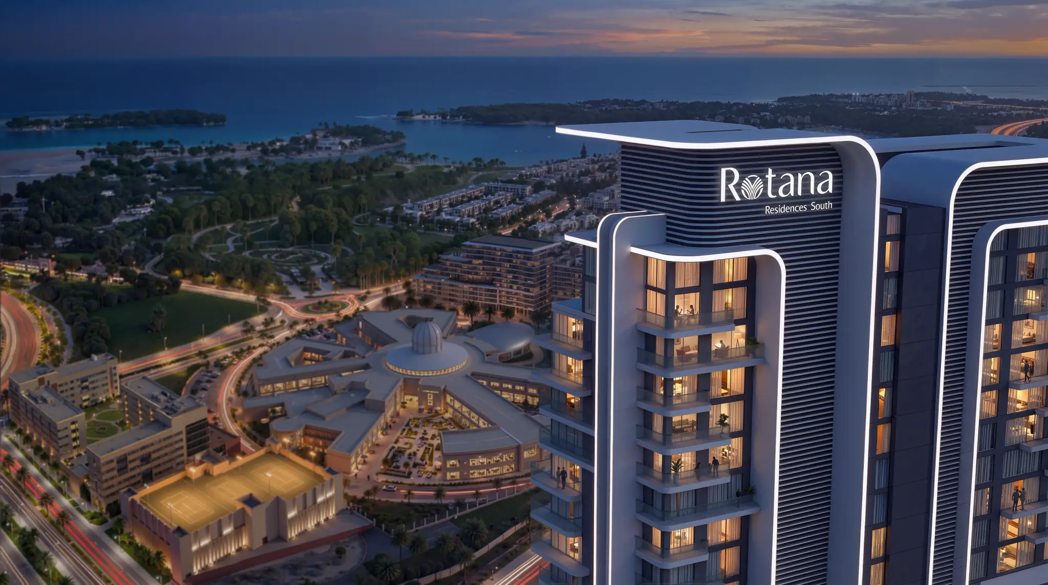 Rotana Residences South Tower view 2
