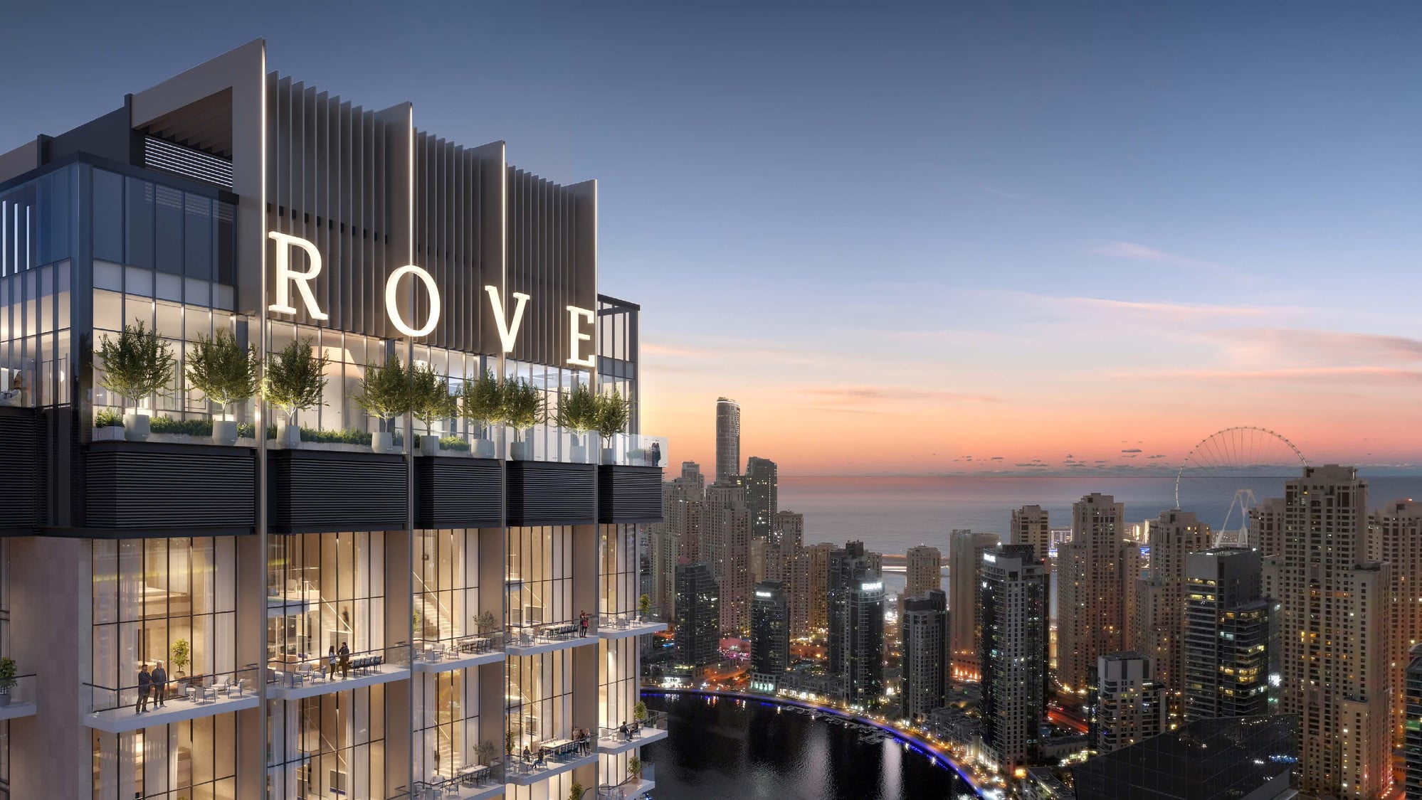 Rove Home Dubai Marina view 3