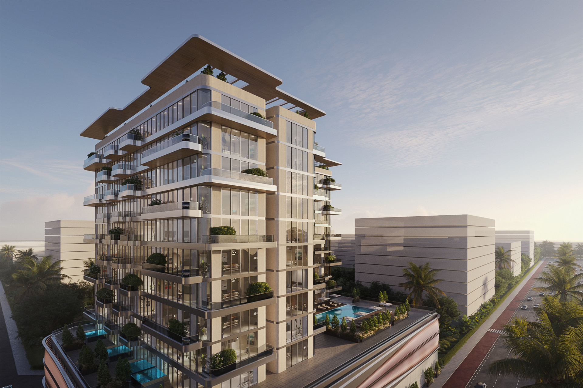 Seaside off-plan project in Beach Residences Dubai Islands