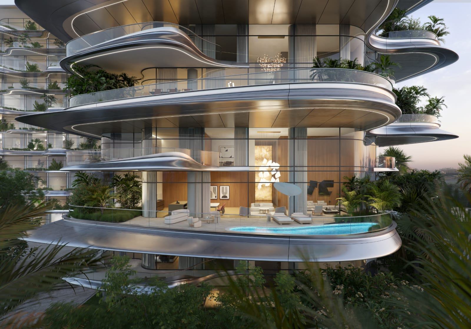SLS Residences The Palm view 2