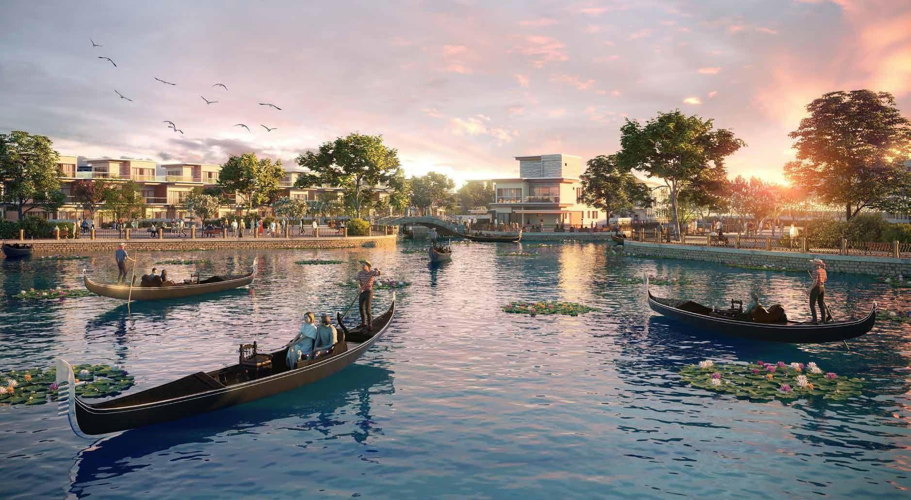 Venice Damac lagoons view 3