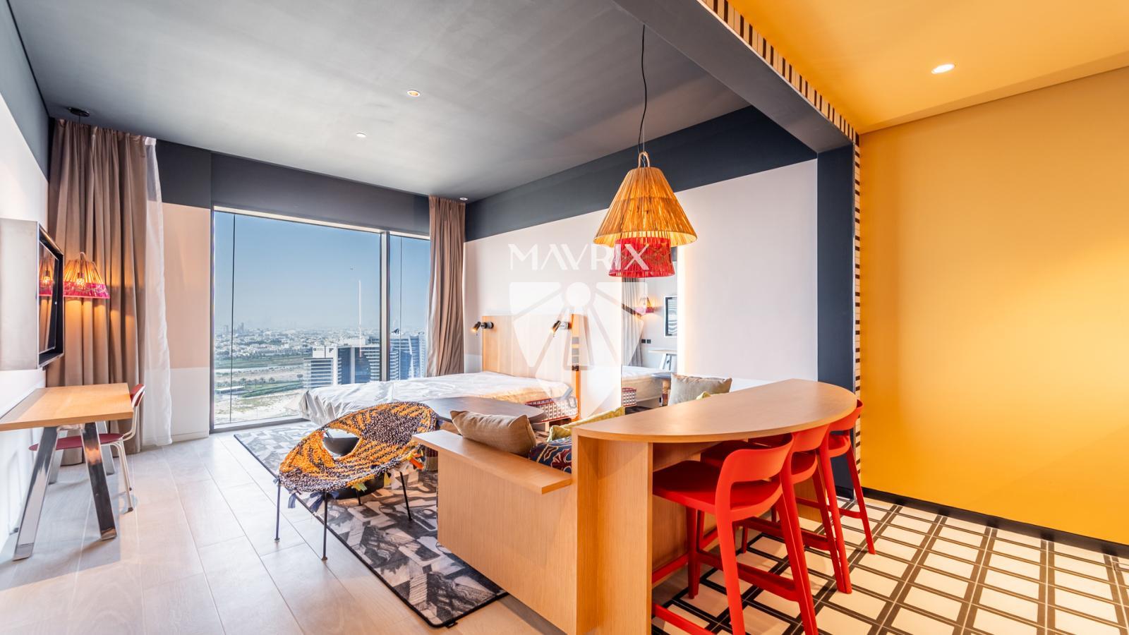 High Floor | Bright | Furnished | Multiple Cheques