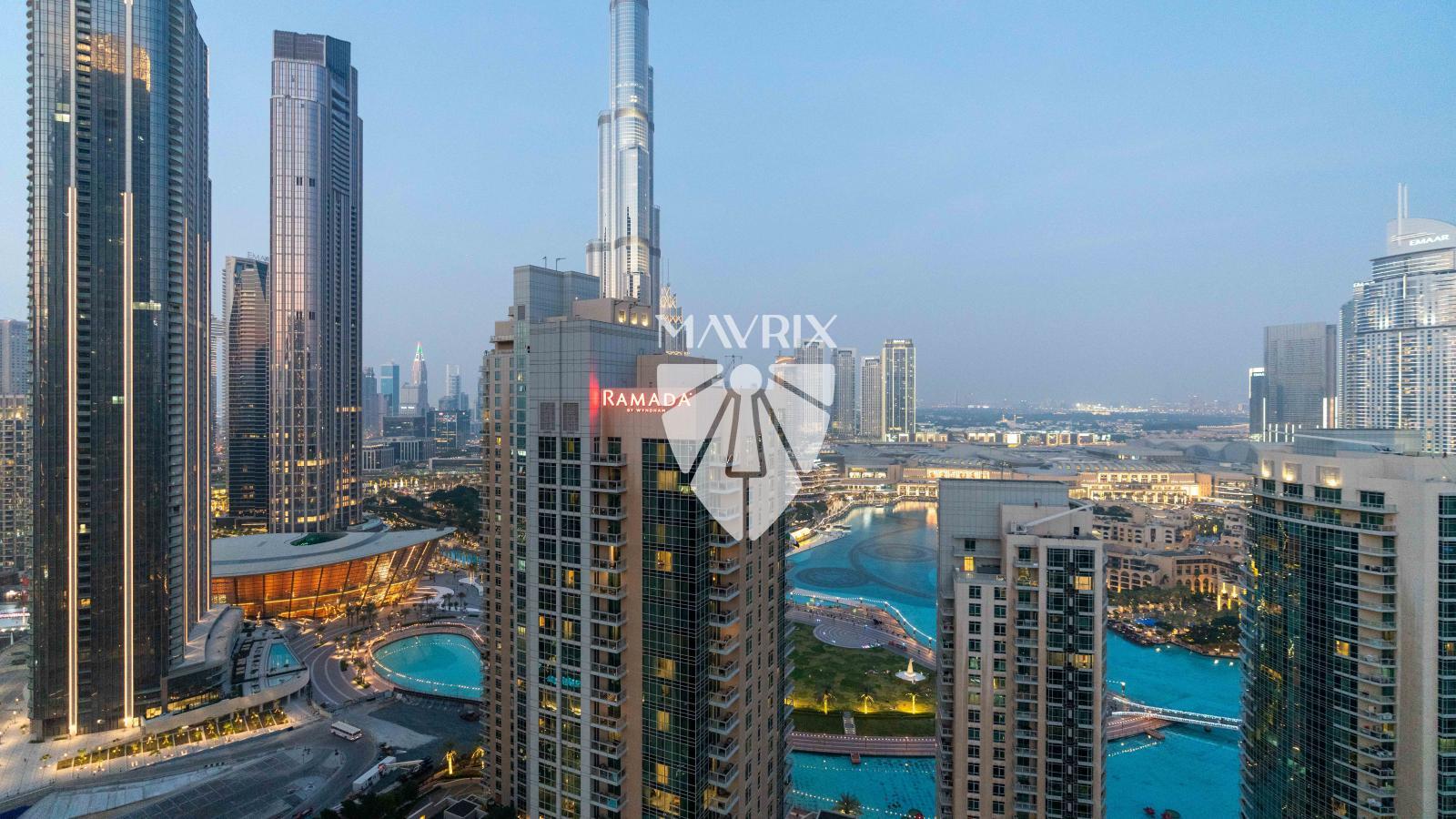 Burj & Fountain View | Spacious | Move In Ready